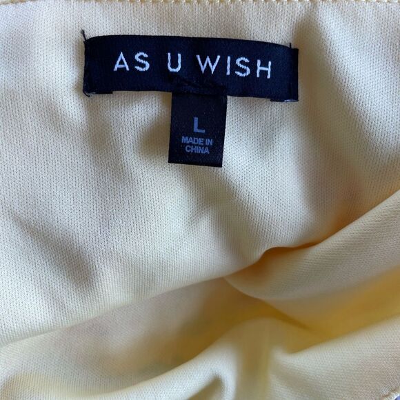 As You Wish Junior’s Size Large flutter sleeve dress NWT - Picture 8 of 8